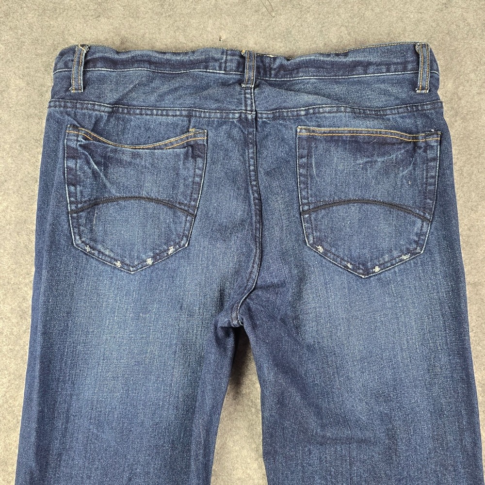 Ocean Pacific OP Mens Bootcut Jeans Dark Wash Blue Denim 38x28 - Picture 4 of 11